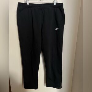 NIKE Sportswear Classic Club Fleece Athletic Athleisure Sweatpants Black Mens 2X